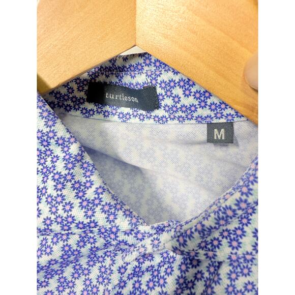 Ralph Lauren RLX golf polo shirt Mens size M Turtleson all over print lot of 2 - Picture 3 of 13